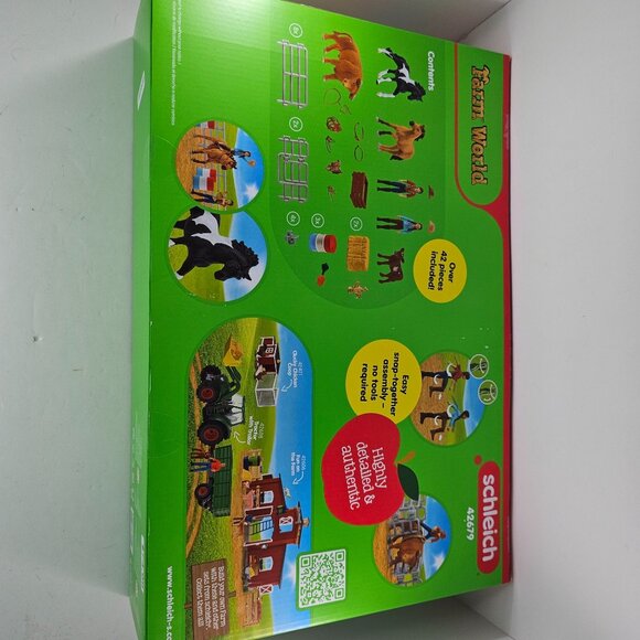 Schleich Rodeo Show 42-Piece Rodeo Toy Playset Cowboy Toys Cowgirl New 42679 - Picture 6 of 9